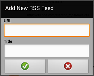 Add New RSS Feeds